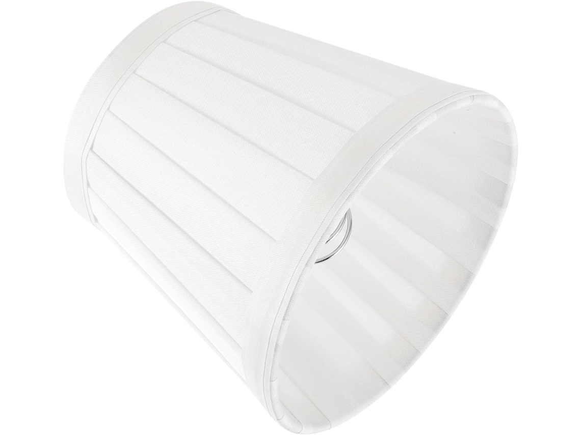 Lámpara De Araña Blanca De Tela Con Forma De Barril, Para Lámparas De Mesilla Y Apliques De Pared, Protege La Bombilla.