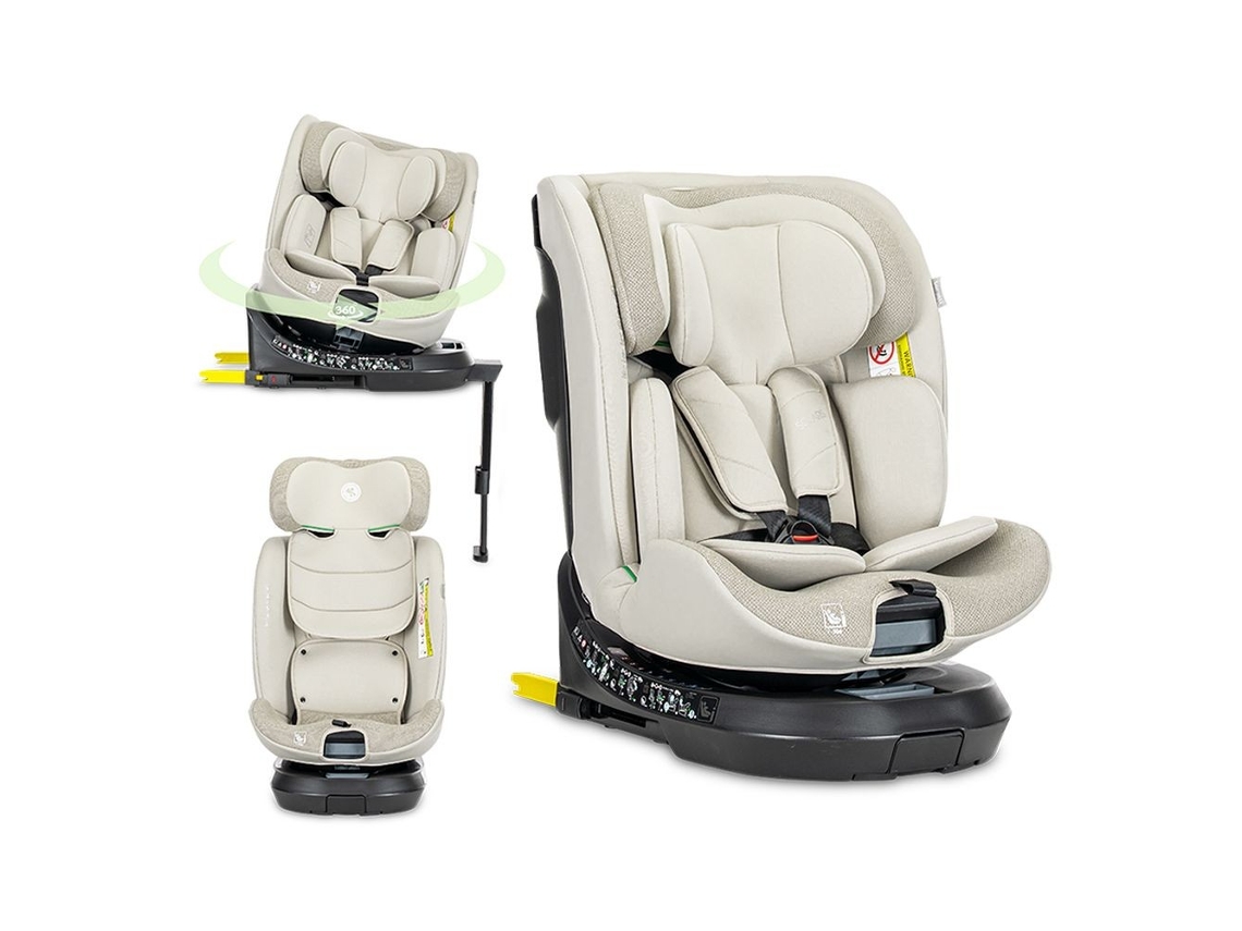 Silla De Auto Solaris I-size (40-150 Cm) Isofix Giro 360° Y Pata De Apoyo De Lorelli - Beige