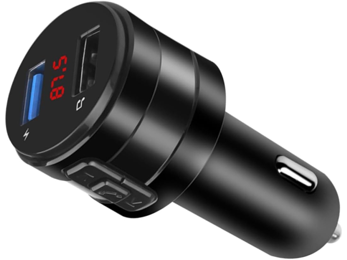 De Radio Inalámbrico Para Coche, Adaptador De Radio Con Cargador Usb Y Reproductor Para Estéreo De Coche.
