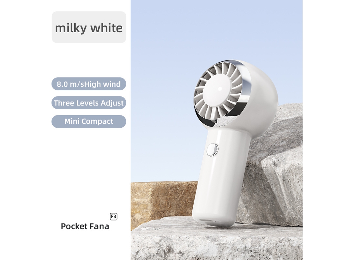 Ventilador De Bolsillo De Tres Velocidades, Potente Y Portátil, Ideal Para Aventuras Al Aire Libre, De Tamaño Mini, Fácil De Usar Y Muy Dura