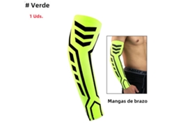 Brazalete deportivo de compresión, absorbe la humedad y el sudor, unisex, Mdug Warm (verde, 1 unidad)