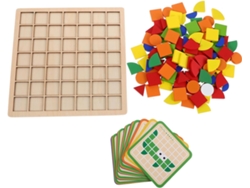Juego De Rompecabezas De Bloques De Madera Con Formas Geométricas, Juguete Montessori Para Aprender Y Jugar En Casa De Los Niños.