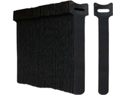 Cintas De Cable Reutilizables Negras 100 Unidades Ajustables Desmontables Para Organización De Cables De Pc, Oficina Y Hogar 50 Unidades Negro