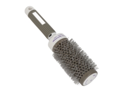 Cepillo eléctrico portátil para barba con alisado térmico y protección contra quemaduras, mango plegable, 110 V-240 V (enchufe UE)