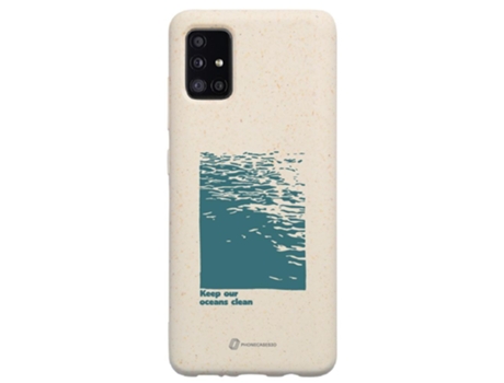 Funda Móvil Oficial Compostable Base para Samsung Galaxy A51 PHONECASES3D Blanco