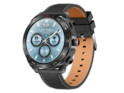 Reloj de 1,52 pulgadas con Bluetooth 5.0, compatible con llamadas Bluetooth, frecuencia cardíaca y niveles de oxígeno en sangre. (negro)