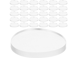 Protectores 50piezas Mantel Transparente Antideslizantes