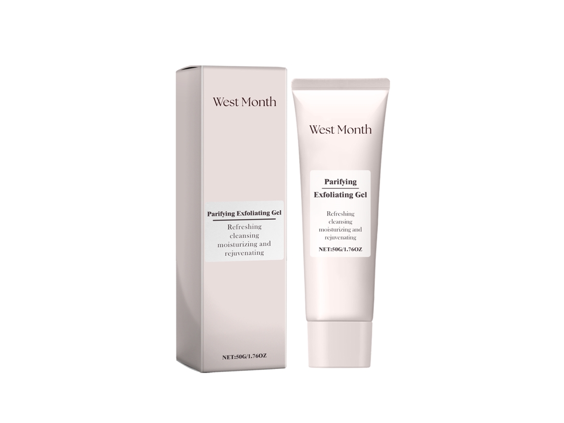 Gel exfoliante profundo para una piel limpia y radiante.