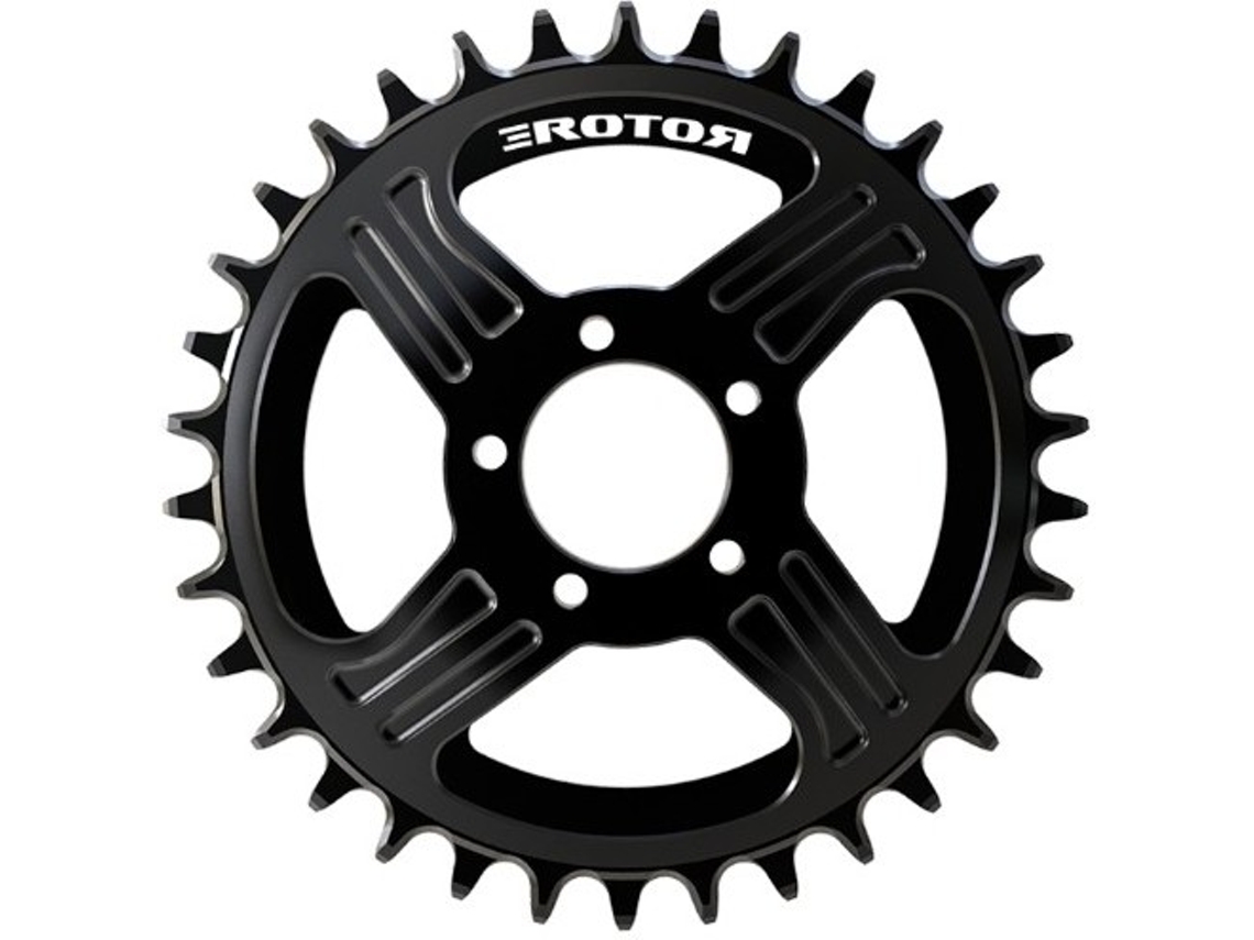 Plato ROTOR Round Dm Polini E-Mtb Ring R32T Black (Aluminio)