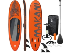 Tabla hinchable de paddle surf SUP Makani ECD 320 x 82 x 15cm de PVC color naranja
