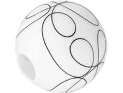 Globo De Cristal Esmerilado De Repuesto Para Lámparas Colgantes Y De Mesa Con Base.