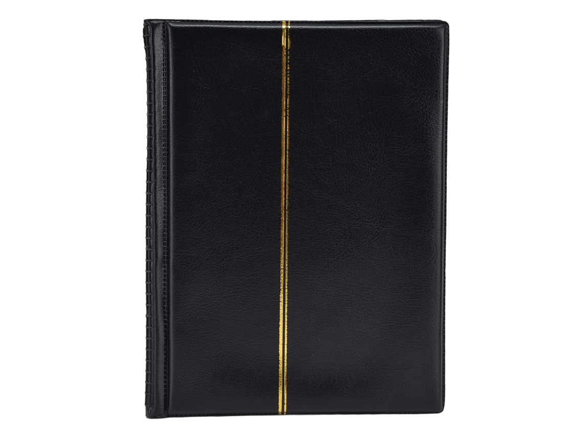 NEVEANCE Álbum de colección de cuero para monedas y billetes, páginas gruesas con alta transparencia en ambos lados, ideal para coleccionistas y aficionados (2