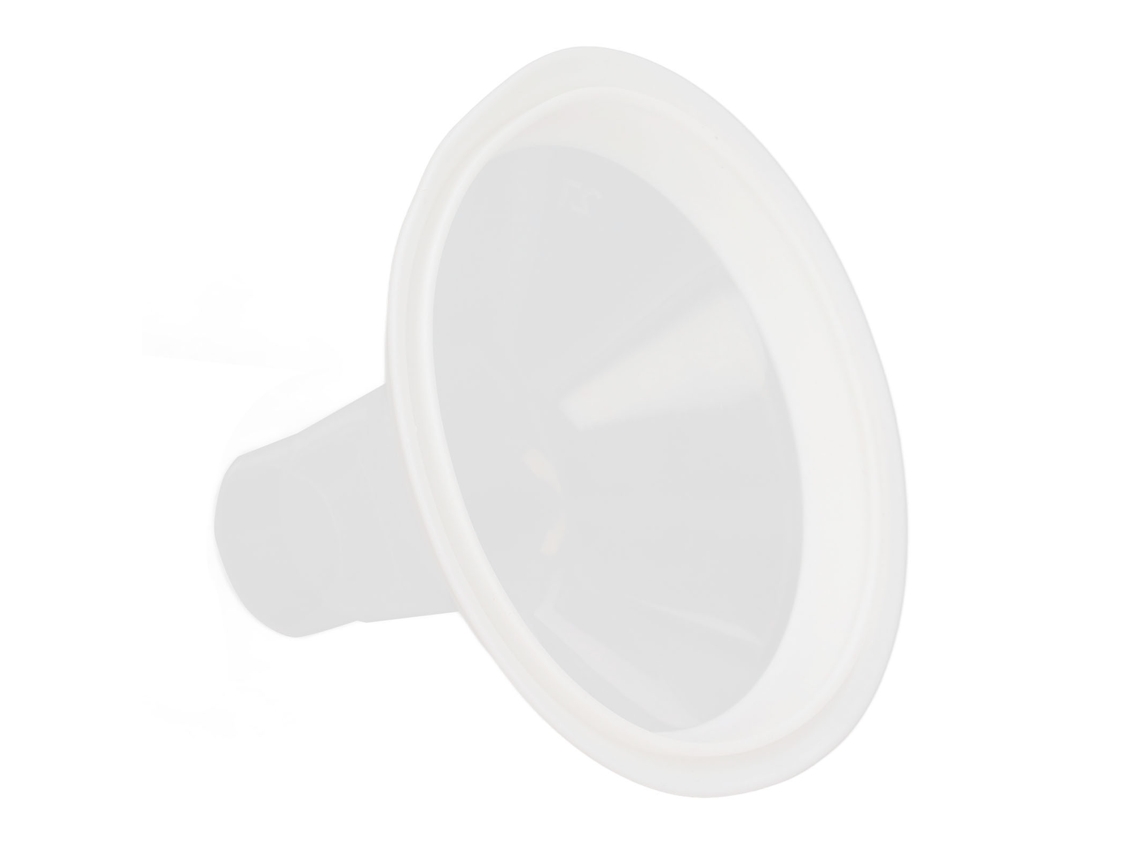 Flange De Bomba De Leite Flexível Silicone Macio Anti-vazamento Borda Branca 27mm