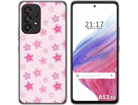 Carcasa para Samsung Galaxy A53 5G TUMUNDOSMARTPHONE Dibujos Flores Multicolor