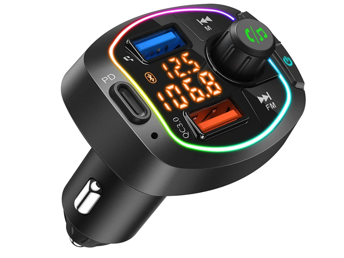 Transmissor Fm Bluetooth Yizhood Bc66 Pd20w Qc3.0 Negro