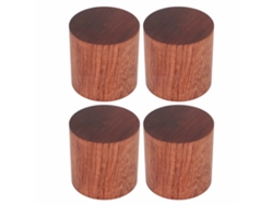Pies De Aislamiento Para Altavoces De Madera Maciza 4 Piezas, Almohadillas Antivibración Y Antichoque Para Chasis De Amplificador De Audio Hifi