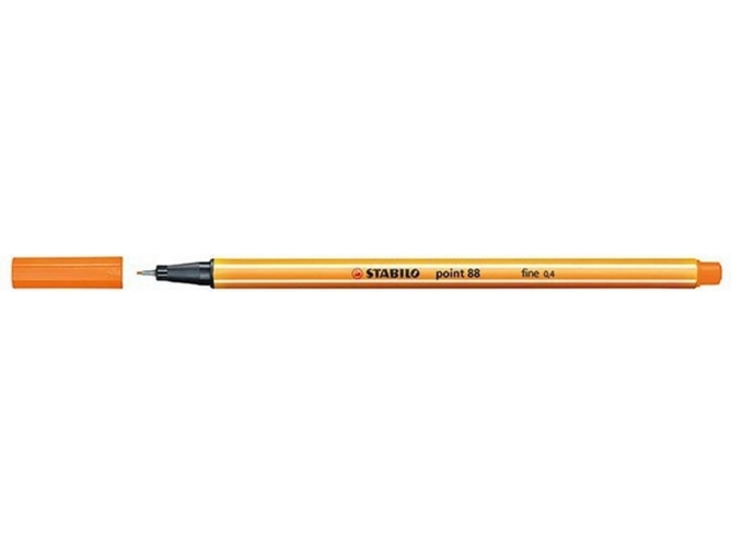 Bolígrafo Fineliner STABILO point 88 Naranja