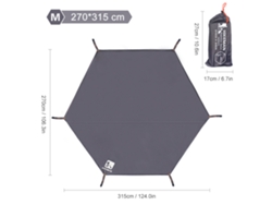 Lona Impermeable Para Acampar, Esterilla Gruesa Para Picnic, Esterilla De Playa, Esterilla Multifuncional Para Techo De Tiendas De Campaña, Senderismo Y Mochileros.