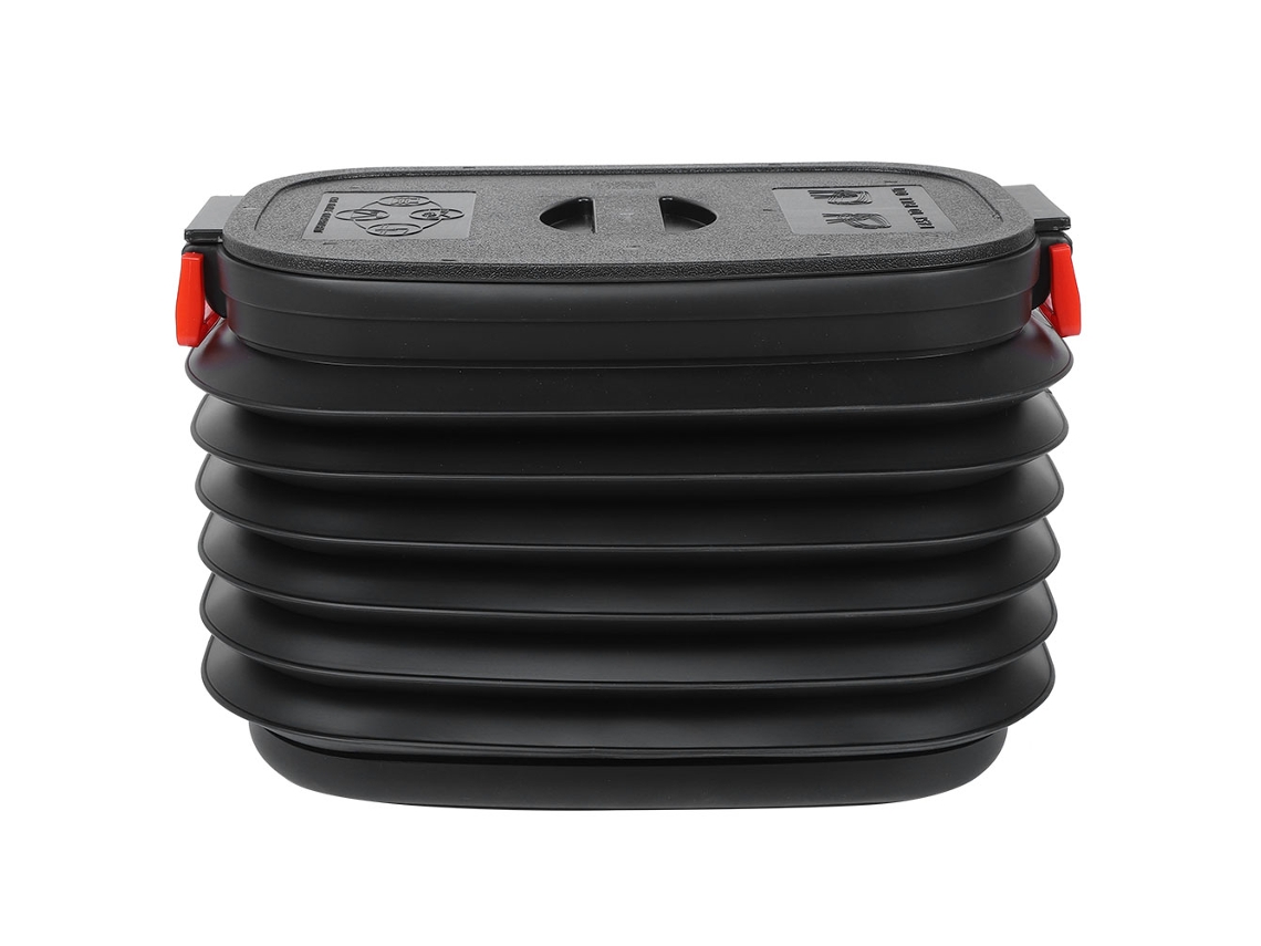 Cubo Plegable De 37 Litros Con Tapa Para Camping, Picnics, Pesca Y Barbacoa.