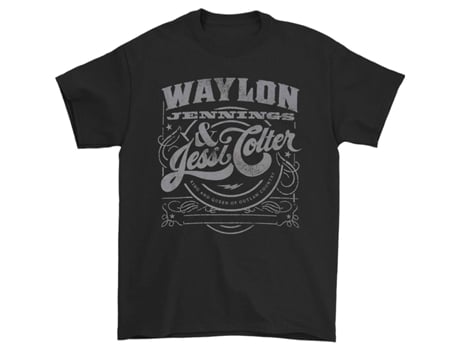 Camiseta ROCKINSTONE Waylon Jennings Waylon Jennings & Jessi King & Queen (Algodón - XXXL)