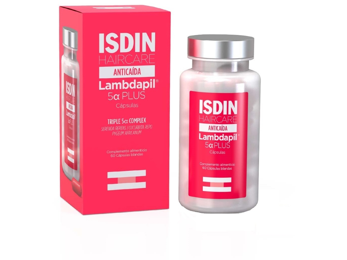 ISDIN Haircare Anticaída Lambdapil 5Α Plus 60 Cápsulas Blandas