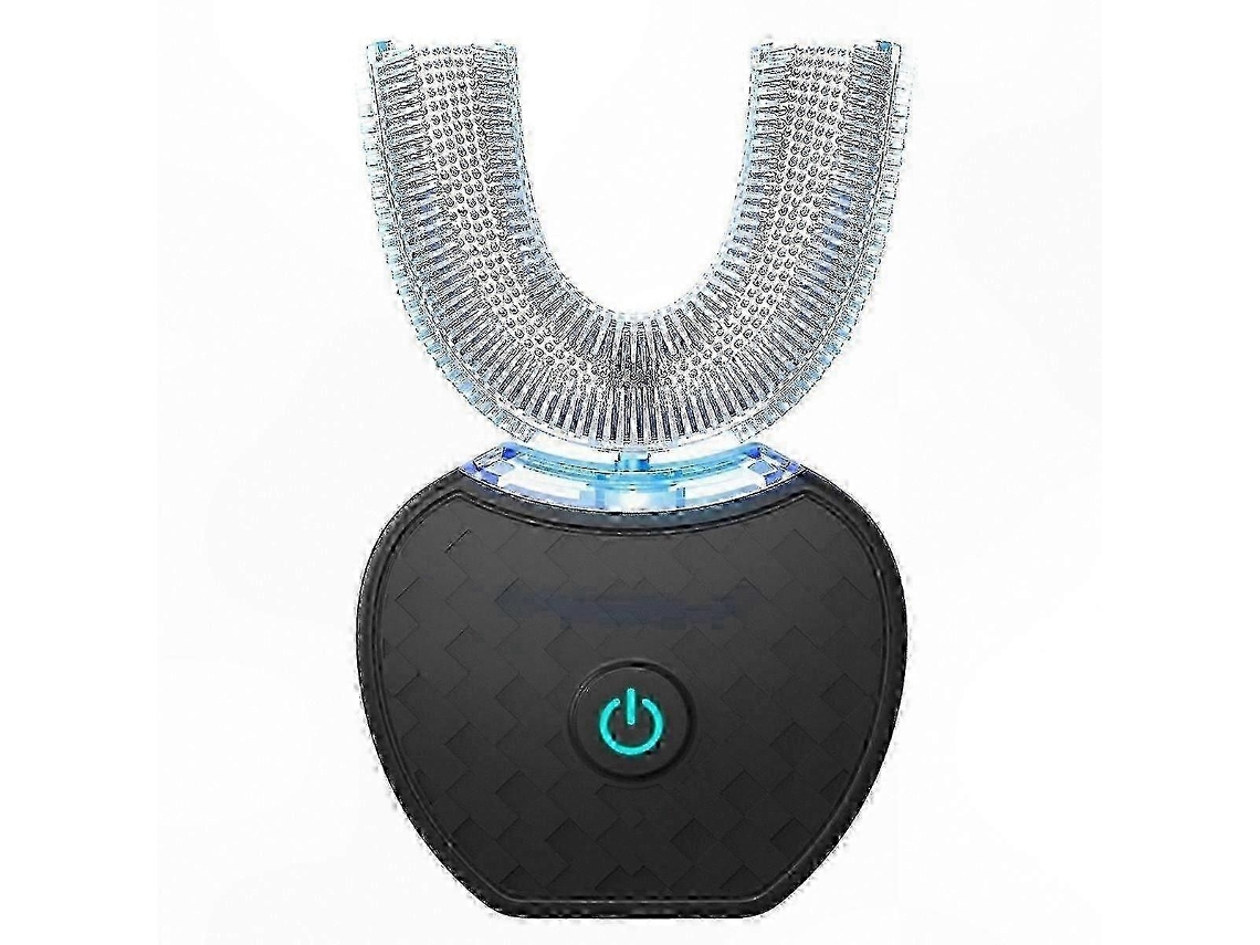 Escova De Dentes Elétrica Em Formato De U Para Limpeza Completa Da Boca, Com Tecnologia De Clareamento 360°.