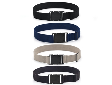 Cinturón elástico ajustable con banda de suéter grueso para jeans 4 piezas INF
