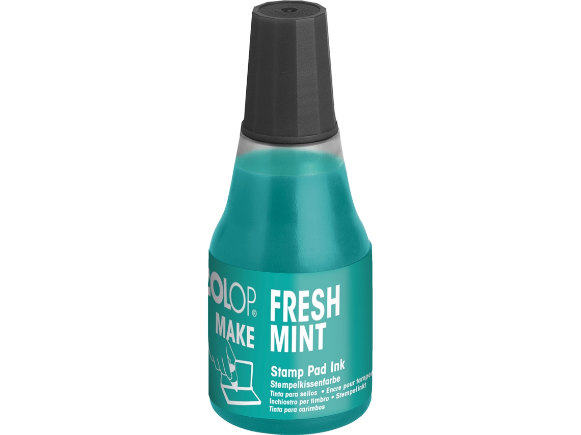 Tinta para Sello COLOP Make 25 Ml Menta Fresca