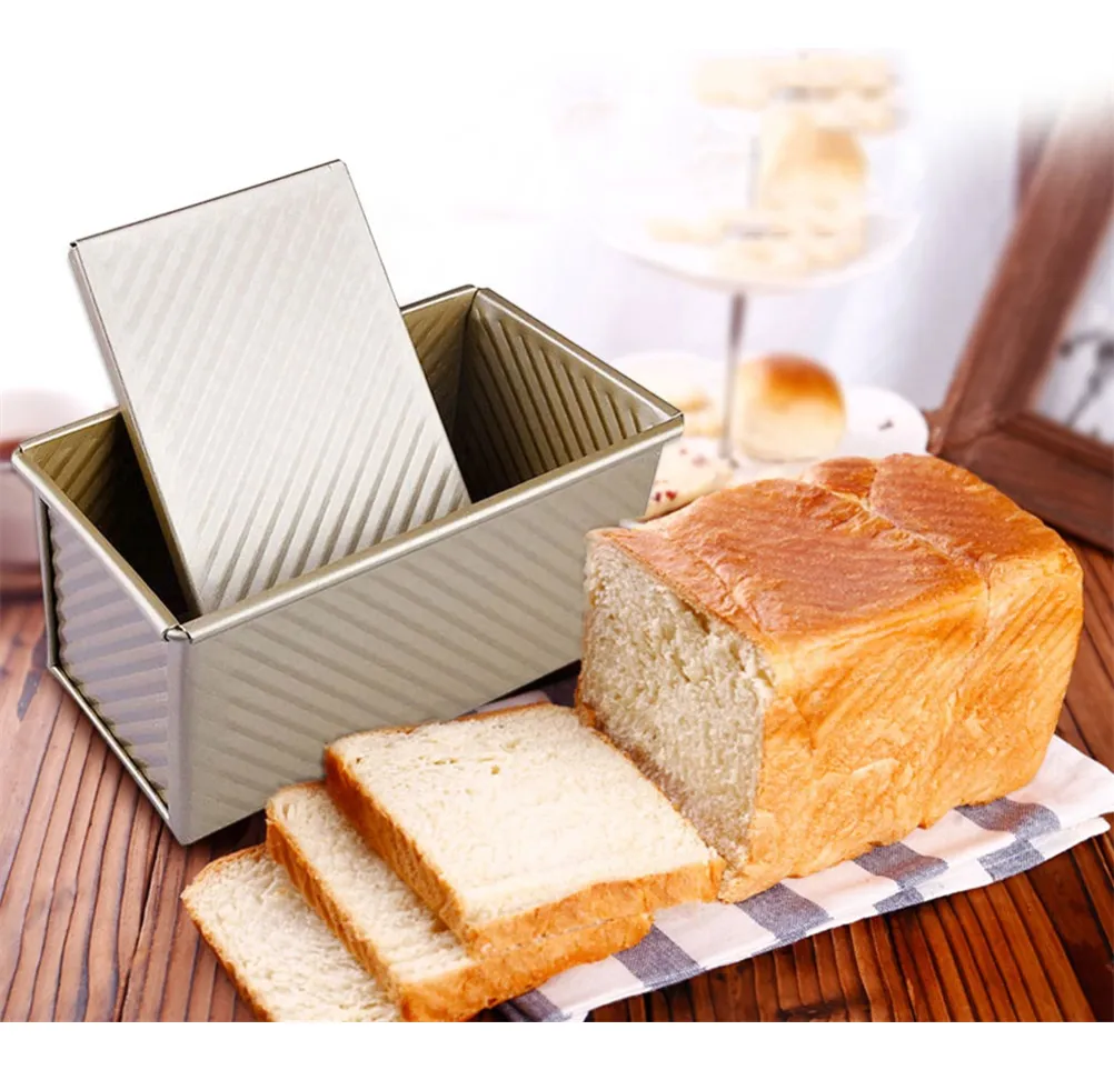 Molde para pan, tapa para hornear pasteles y tostadas, acero inoxidablevayotoy