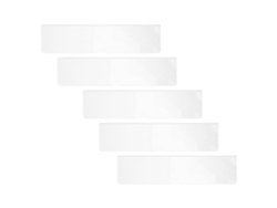 5 Piezas De Letreros Acrílicos Transparentes Para Puertas De Oficina Con Adhesivo De Doble Cara Y Soporte De Pared.