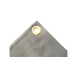 Lona de cobertura gris de 6 x 12 m, 280 g/m², impermeable, resistente a los rayos UV, al desgarro y al moho. Boni Shop