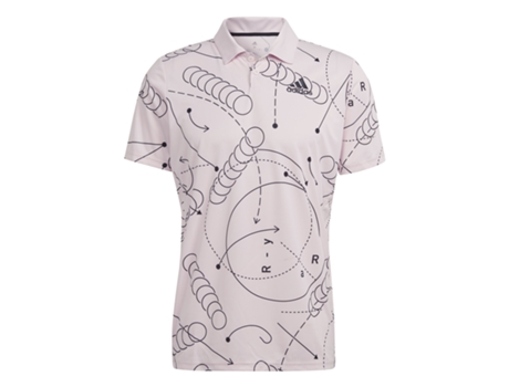 Polo de Hombre para Tenis ADIDAS Club Graphic Tam Rosa (M)