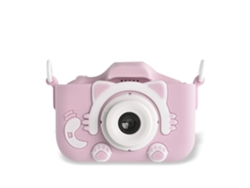 Cámara digital X2, diseño de gato, fotos y vídeos de 20MP, ideal para niños. Zoom digital 8x, reproductor MP3 y juegos.