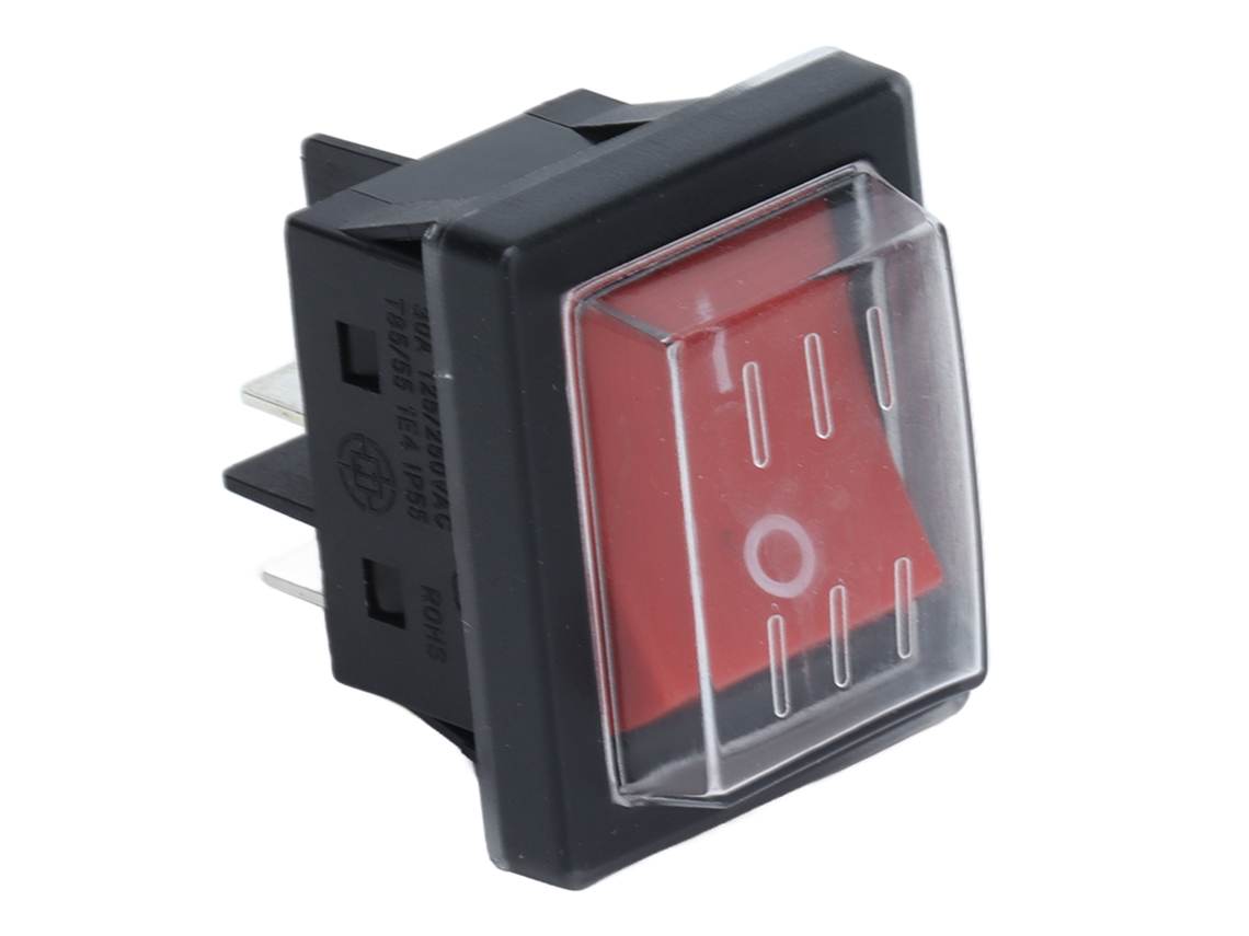 2026dz-interruptor De Palanca De 4 Pines Toggle Abs Con Tapa Impermeable 125/250vac Para Equipos
