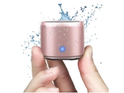 Mini altavoz Bluetooth portátil con estuche de viaje y radiador de graves, diseño personalizado, resistente al agua IP67.