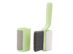 Rodillo quitapelos reutilizable 2 en 1 Rebe, 60 hojas extraíbles, limpiador de pelo de perro para muebles del hogar, color verde.
