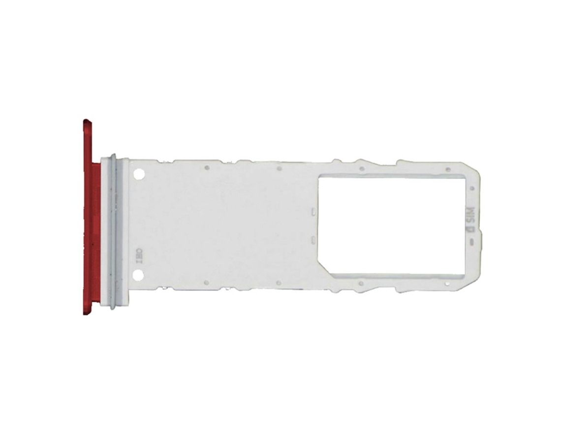 Bandeja Sim Para Samsung Galaxy Note 10 Single Sim Adaptador Tarjeta Rojo