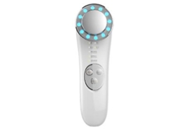 Dispositivo de belleza 7 en 1, masajeador facial, máquina de levantamiento de arrugas, ondas LED azules y rojas, plata Chennnls