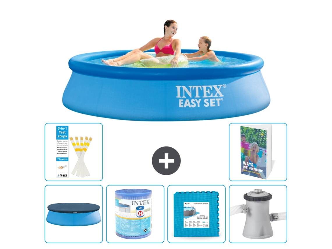 Intex Piscina Easy Set Redonda - 244x61 Cm - 7-peças S146