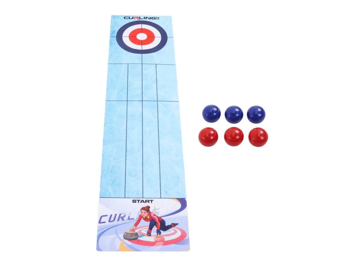 2026-juego De Curling De Mesa Roll Up Interactivo Educativo Competitivo Portátil Tablero De Curling Familiar