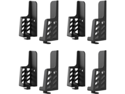 Soporte De Pared 4x Para Tablet Pc, Compatible Con Teléfonos Móviles, Doble Ranura Para Tarjetas Y Ángulo Ajustable.