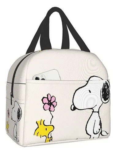 Lonchera de Snoopy con estampado floral, imagen colorida Chaberlu