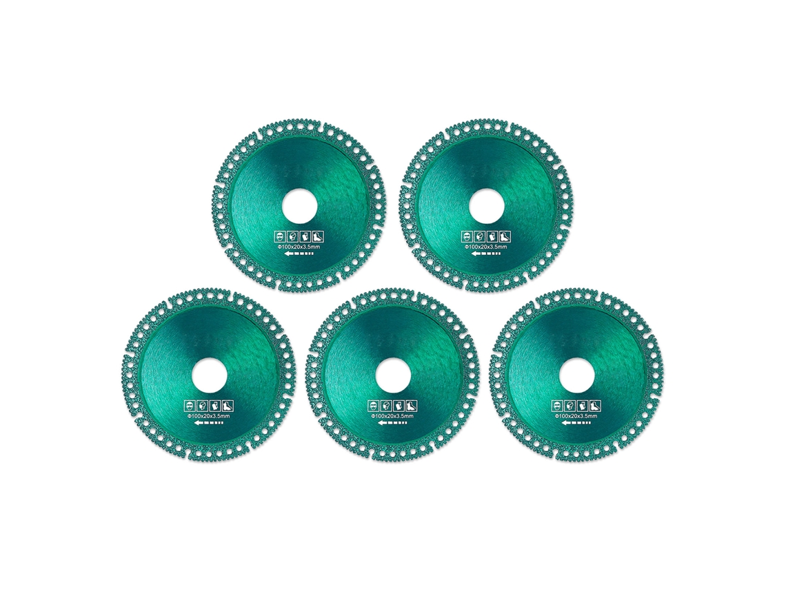 Hoja De Sierra Multifuncional De Diamante Para Cortar Tuberías De Cerámica Y Pvc (5 Unidades)