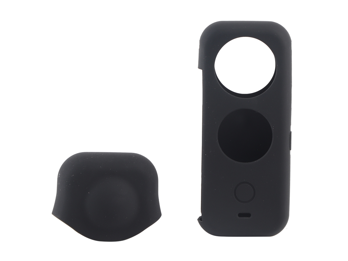 TRUYUETY Funda Protectora de Silicona con Tapa para Lente para Cámara Panorámica Insta360 ONE X2