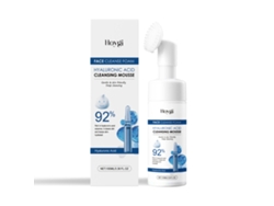Espuma facial antiarrugas con ácido hialurónico.