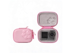 Bolsa de Ombro Portátil À Prova Dágua para Dji Action6 À Prova de Choque HENTEN HOME Rosa