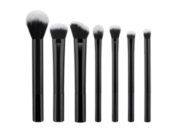 Juego de brochas de maquillaje de fibra sintética para base, cremas, polvos, rubor, maquillaje facial y sombras de ojos. Everley891
