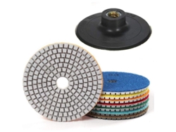 Disco De Lijado Diamante 4 Pulgadas Con Base Adhesiva Para Cerámica Concreto Granito Mármol Piedra Baldosas