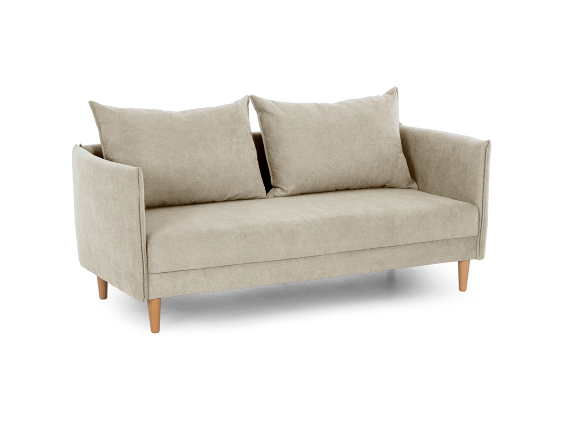 Sofá 3 Plazas BUDWING Melanie Camel (187 x 62 x 93 cm)