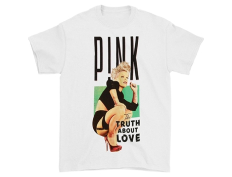 Camiseta ROCKINSTONE rosa de la gira Truth Box 2013 (S)